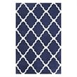 Modway Marja Moroccan Trellis 8' x 10' Area Rug in Navy and Ivory