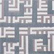 Modway Nahia Geometric Maze 8' x 10' Area Rug in Gray and Blue