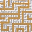 Modway Nahia Maze 5' x 8' Area Rug in Gray and Banana Yellow