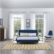 Modway Nahia Maze 8' x 10' Area Rug in Gray and Banana Yellow