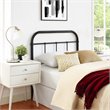 Modway Serena Twin Powder Coated Steel Headboard in Brown Finish