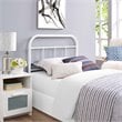 Modway Serena Twin Powder Coated Steel Headboard in White
