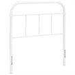 Modway Serena Twin Powder Coated Steel Headboard in White