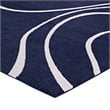 Modway Therese Abstract Swirl 5' x 8' Area Rug in Navy and Ivory