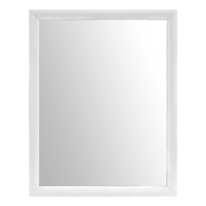 Modway Tracy Modern Style MDF and Rubberwood Mirror in White Finish ...