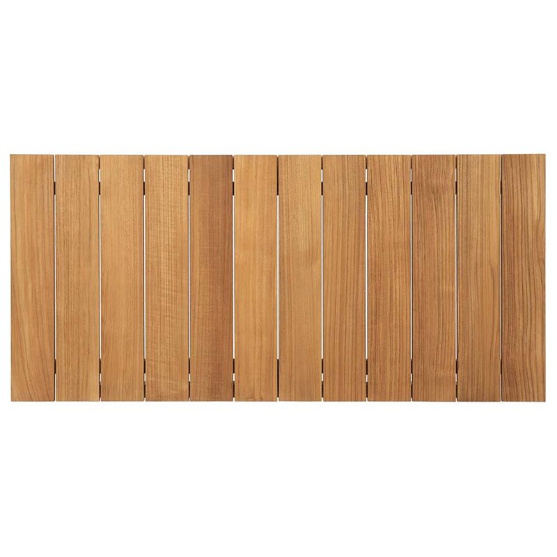 Modway Bayport 4-Piece Wood Patio Armless Sofa Set in Natural and White