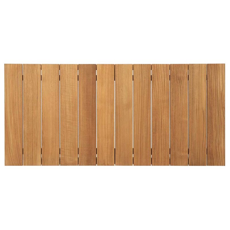 Modway Bayport 6-Piece Wood Patio Sofa Set in Natural and White