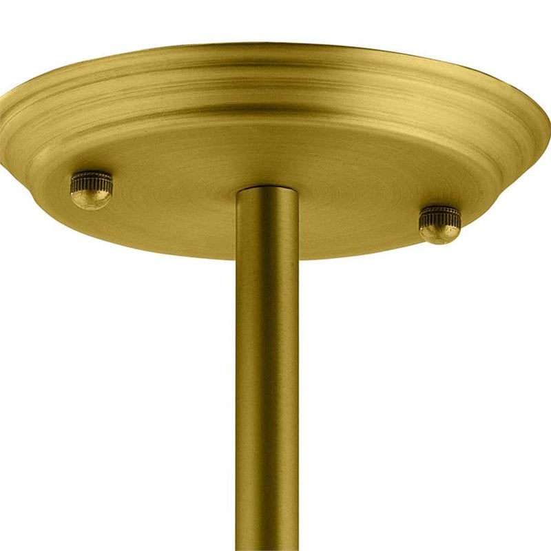 Modway Cherish 10-Light Modern Metal Chandelier in Brass Finish