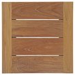 Modway Bayport 3-Piece Teak Wood Patio Conversation Set in Natural and White