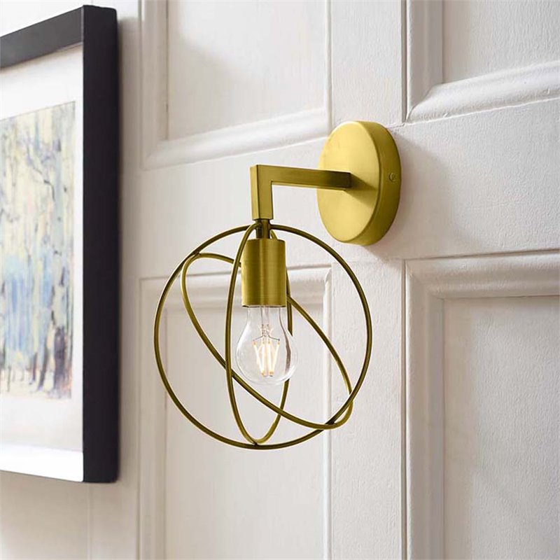Modway Perimeter Wall Sconce in Brass