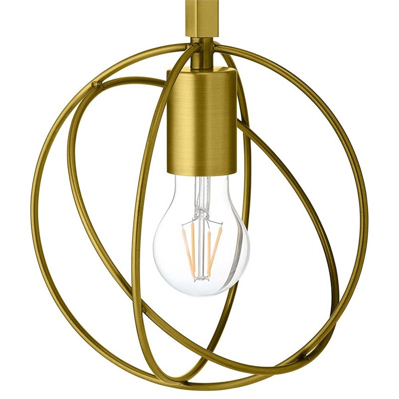 Modway Perimeter Wall Sconce in Brass