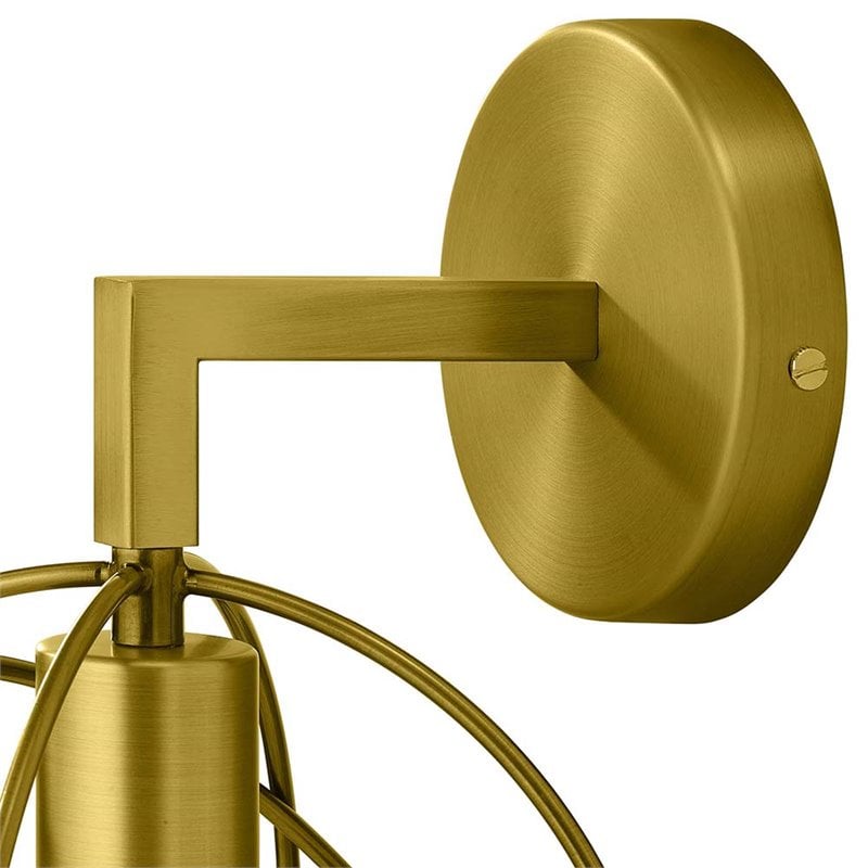 Modway Perimeter Wall Sconce in Brass
