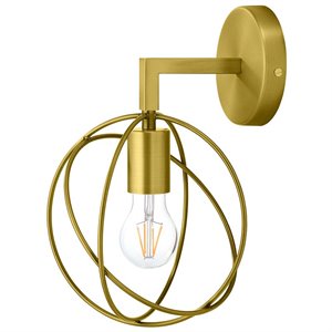 Modway Perimeter Wall Sconce in Brass