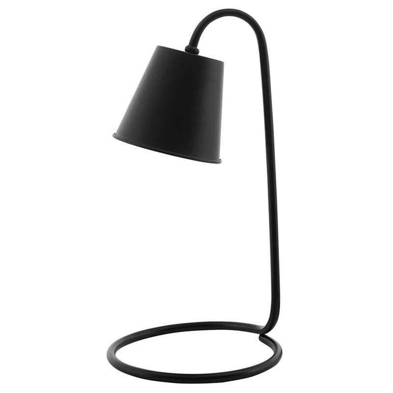 Modway Proclaim Modern Metal Table Lamp in Matte Black Finish
