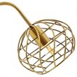 Modway Salient Faux Marble & Steel Table Lamp in Brass and White