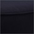 Modway Marina Wood Outdoor Teak Right-Facing Chair in Natural/Navy