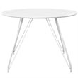Modway Satellite Modern Style MDF Wood Circular Dining Table in White