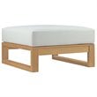Modway Upland 8-Piece Wood Patio Sofa Set in Natural and White