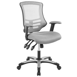 modway calibrate mesh adjustable swivel office chair