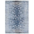 Modway Chiara 5' x 8' Floral Lattice Area Rug in Morroccan Blue