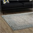 Modway Dilys 8' x 10' Floral Lattice Area Rug in Teal and Brown