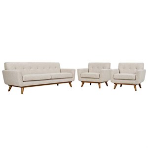 modway engage sofa set in beige a