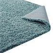 Modway Enyssa 8' x 10' Shag Area Rug in Aqua Blue and Ivory