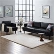 Modway Enyssa 5' x 8' Shag Area Rug in Ivory White
