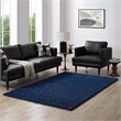 Modway Enyssa 5' x 8' Shag Area Rug in Navy
