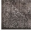 Modway Gamela 5' x 8' Ornate Floral Medallion Area Rug in Dark Brown