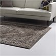 Modway Gamela 5' x 8' Ornate Floral Medallion Area Rug in Dark Brown