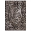 Modway Gamela 5' x 8' Ornate Floral Medallion Area Rug in Dark Brown