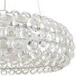 Modway Halo 3-Light Glass & Steel Chandelier in Chrome Finish