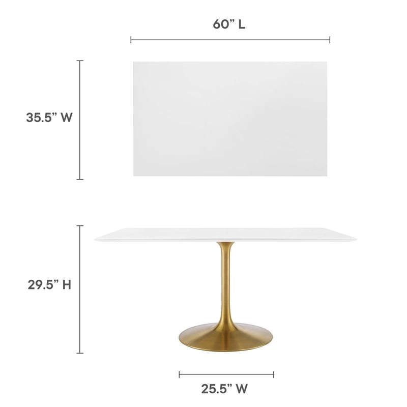 Modway Lippa 60