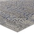Modway Margarida 5' x 8' Turkish Area Rug in Blue and Cream