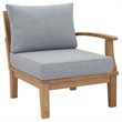 Modway Marina 10 Piece Patio Sofa Set in Natural and Gray