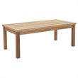 Marina 4 Piece Outdoor Patio Teak Set in Natural Navy
