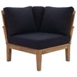 Marina 6 Piece Outdoor Patio Teak Set in Natural Navy