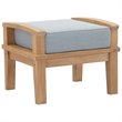 Marina 7 Piece Outdoor Patio Teak Set in Natural Gray