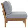 Modway Marina 9 Piece Patio Sofa Set in Natural and Gray
