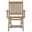 Modway Marina 7-Piece Teak Wood Patio Dining Set with Armchair in Natural