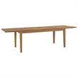 Modway Marina 11-Piece Teak Wood Patio Dining Set with Arm Chair in Natural