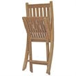 Modway Marina 9 Piece Outdoor Patio Teak Dining Set in Natural