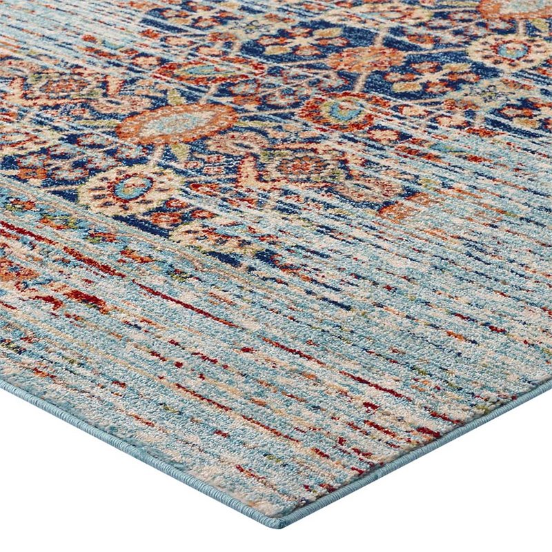 Modway Naria 8' x 10' Polypropylene Medallion Area Rug in Multicolor