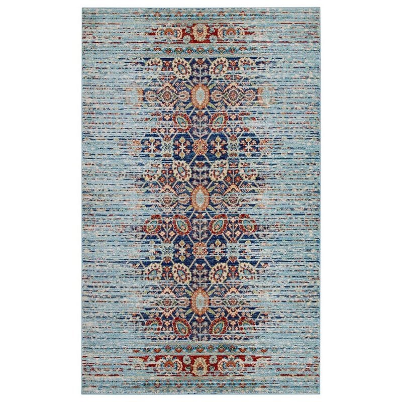 Modway Naria 8' x 10' Polypropylene Medallion Area Rug in Multicolor