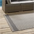 Modway Optica 5' x 8' Area Rug in Gray and Beige