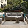Modway Optica 5' x 8' Area Rug in Gray and Beige
