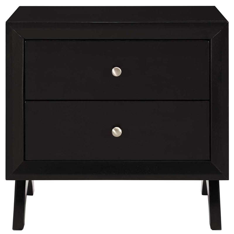 Modway Providence Modern Rubberwood and MDF Nightstand in Cappuccino