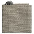 Modway Repose Patio Arm Chair in Light Gray and Charcoal