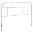Modway Serena King Powder Coated Steel Headboard in White Finish